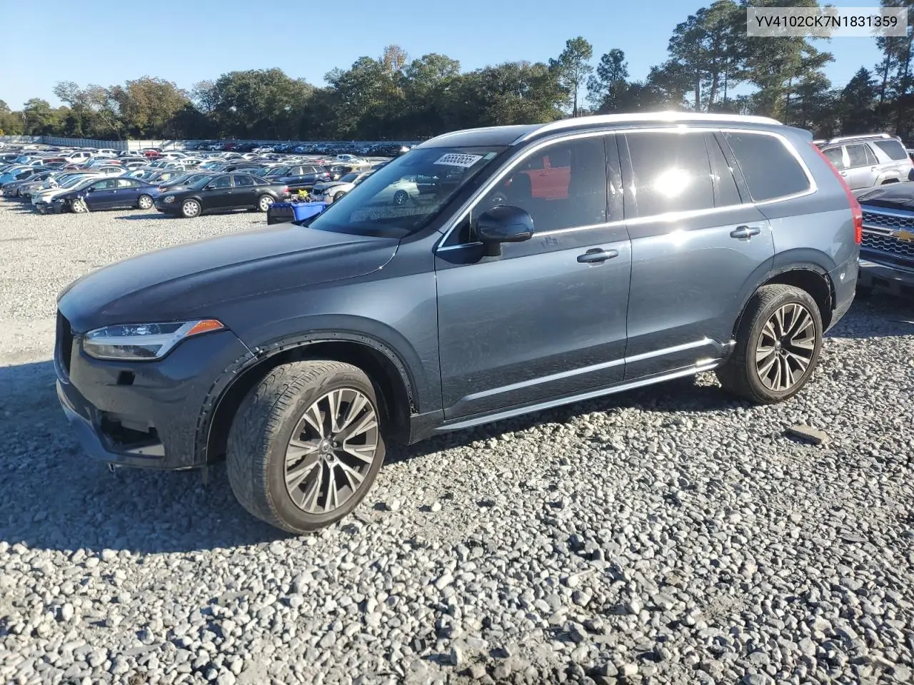 YV4102CK7N1831359 2022 Volvo Xc90 T5 Momentum