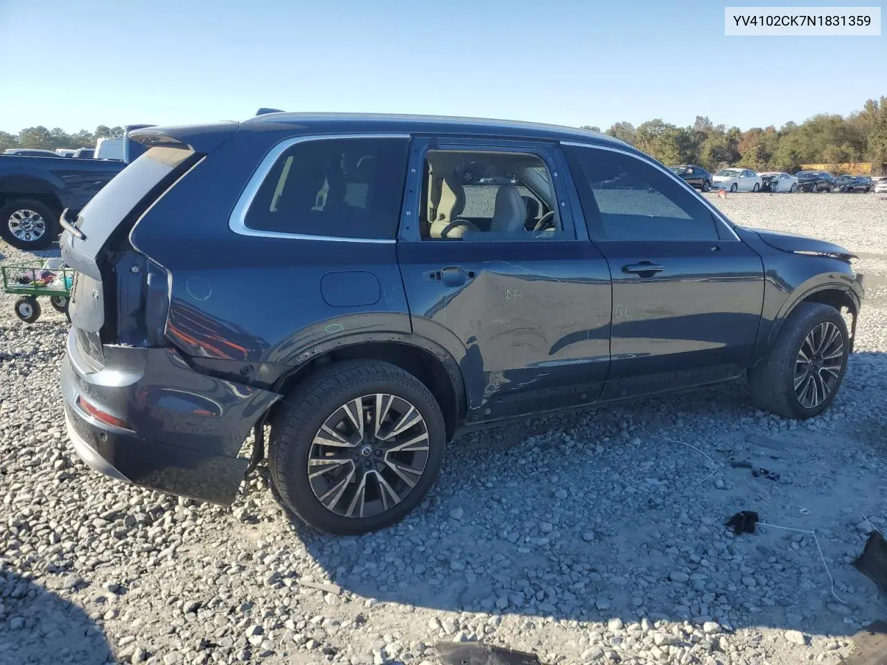 YV4102CK7N1831359 2022 Volvo Xc90 T5 Momentum