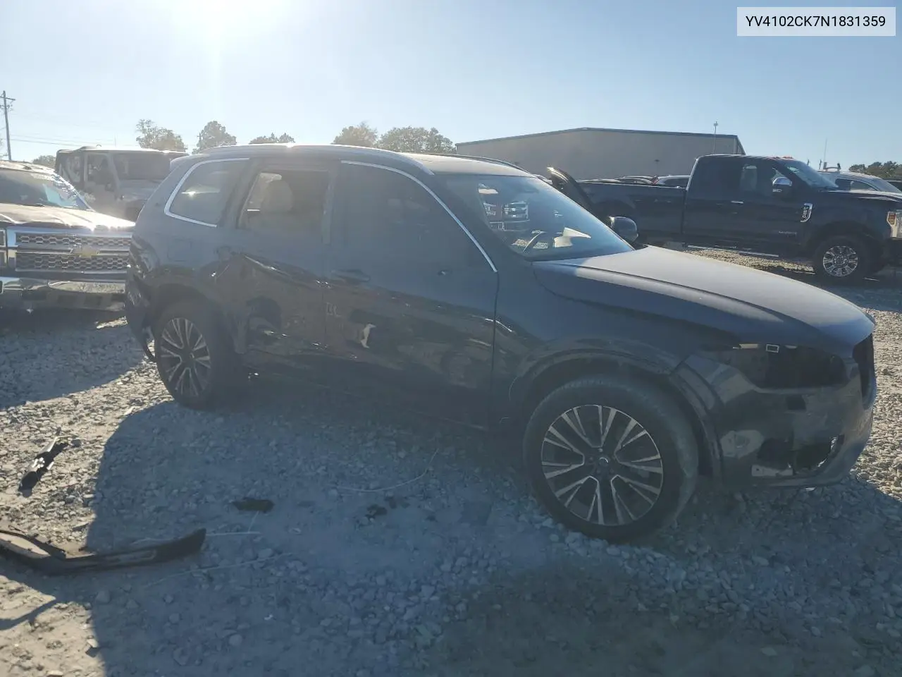 YV4102CK7N1831359 2022 Volvo Xc90 T5 Momentum