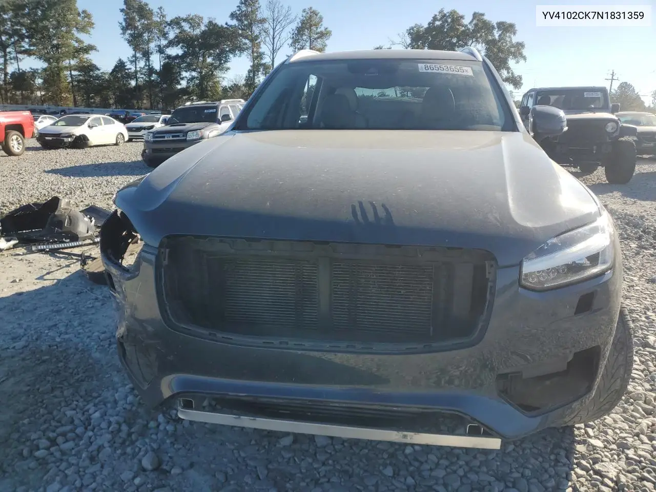 YV4102CK7N1831359 2022 Volvo Xc90 T5 Momentum