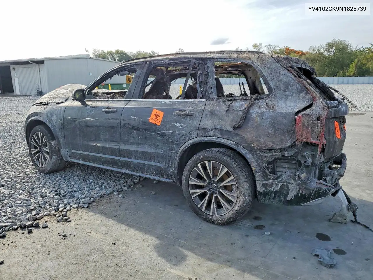 2022 Volvo Xc90 T5 Momentum VIN: YV4102CK9N1825739 Lot: 99590455