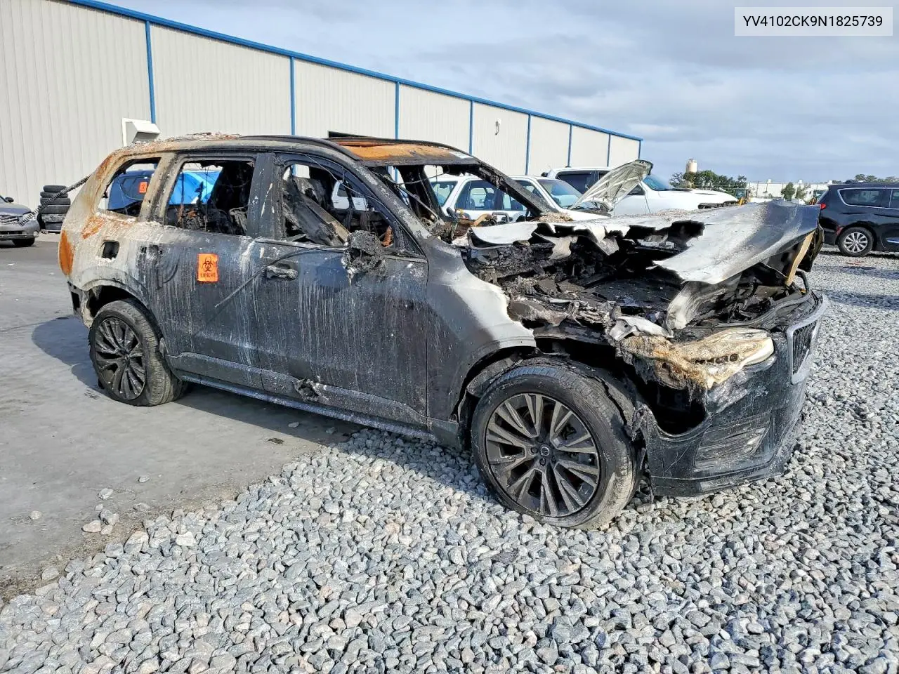 2022 Volvo Xc90 T5 Momentum VIN: YV4102CK9N1825739 Lot: 99590455