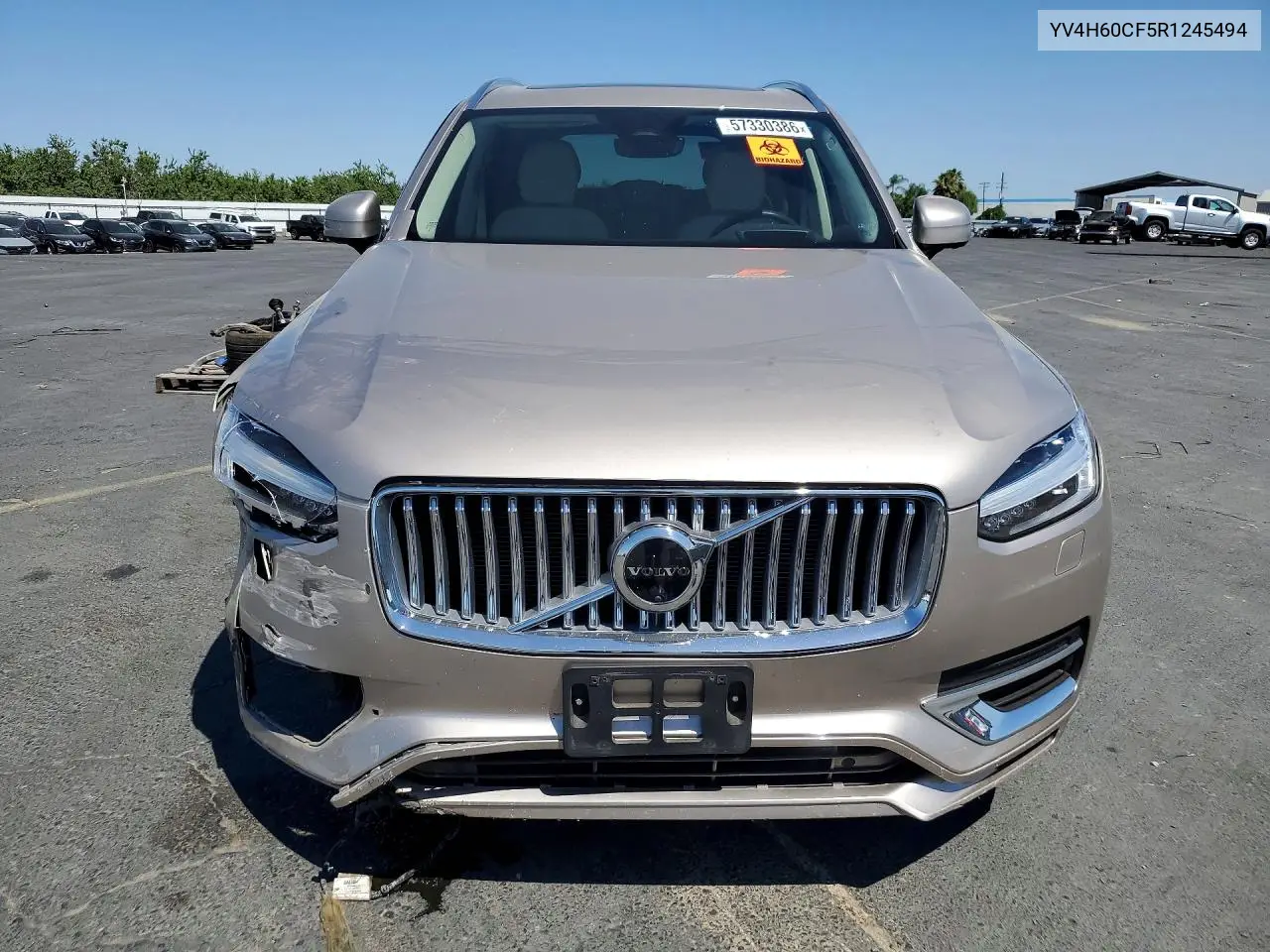 2024 Volvo Xc90 Ultimate VIN: YV4H60CF5R1245494 Lot: 57330386