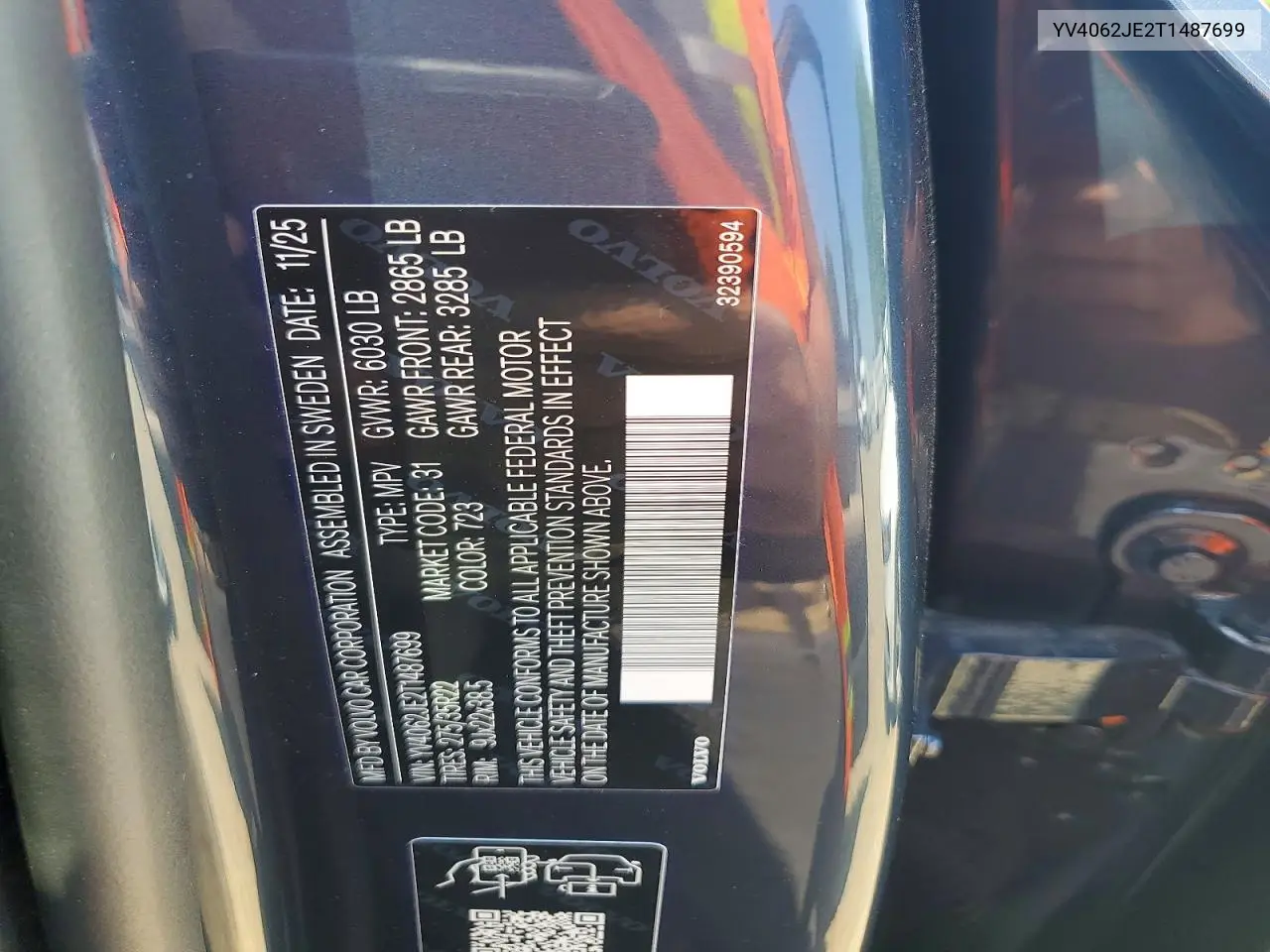 2024 Volvo Xc90 Plus VIN: YV4062JE2T1487699 Lot: 60260706