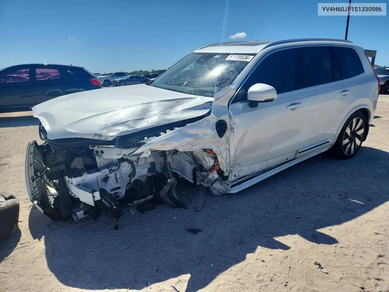 2025 Volvo Xc90 Ultra VIN: YV4H60JF1S1330986 Lot: 51770536
