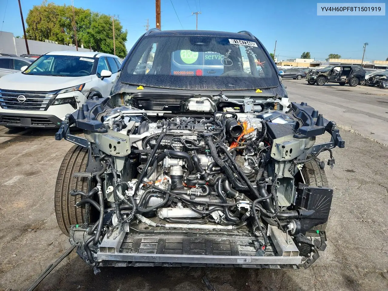 2026 Volvo Xc90 Ultra VIN: YV4H60PF8T1501919 Lot: 61847346