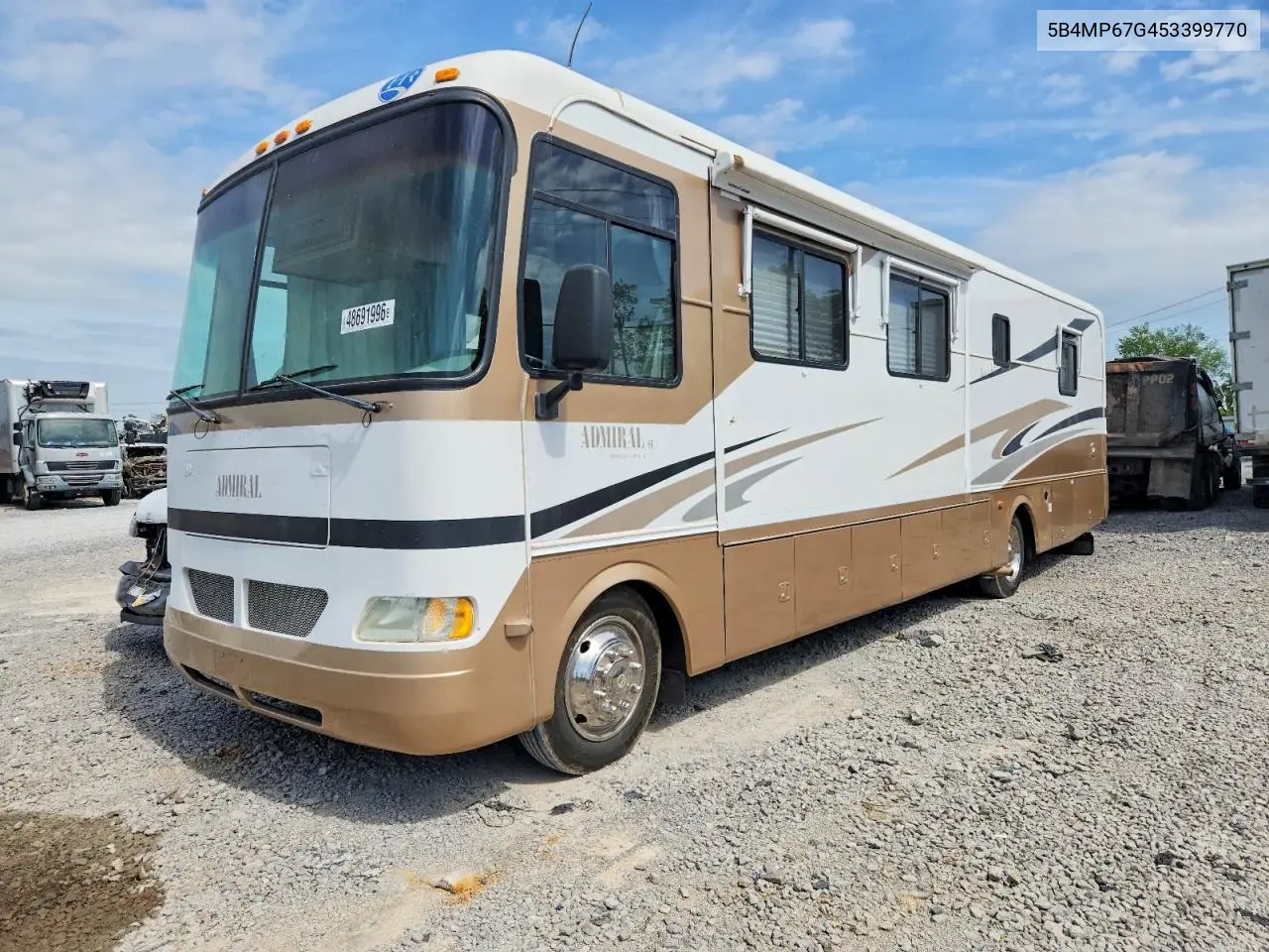 2005 Workhorse Rv VIN: 5B4MP67G453399770 Lot: 48691996