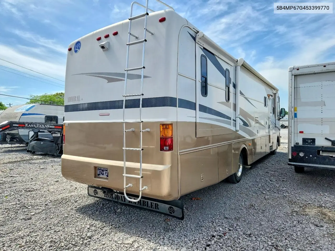 2005 Workhorse Rv VIN: 5B4MP67G453399770 Lot: 48691996