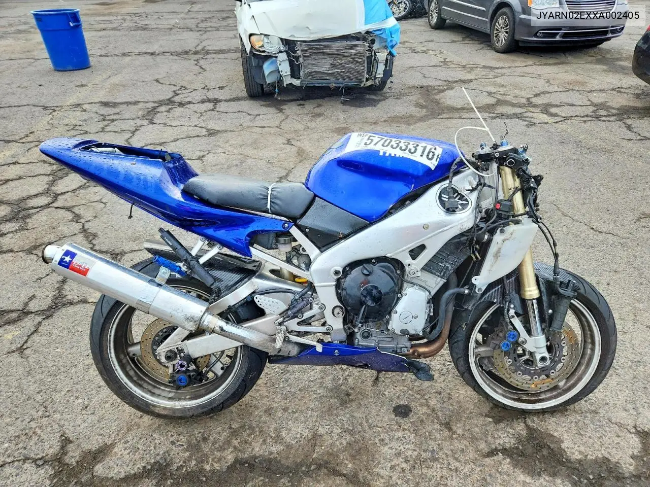 1999 Yamaha Yzfr1 L VIN: JYARN02EXXA002405 Lot: 57033316