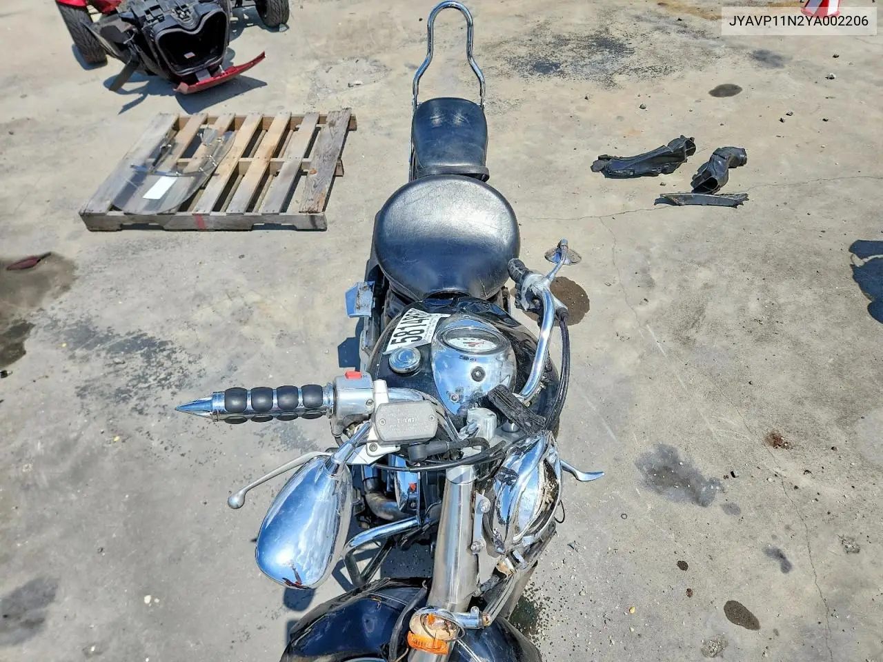 2000 Yamaha Xvs1100 M VIN: JYAVP11N2YA002206 Lot: 58148696