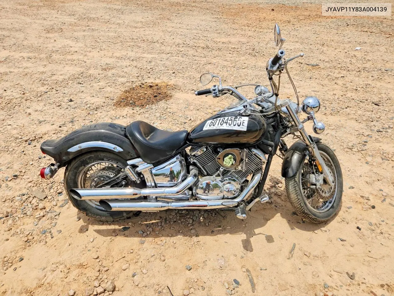2003 Yamaha Xvs1100 A VIN: JYAVP11Y83A004139 Lot: 60184566