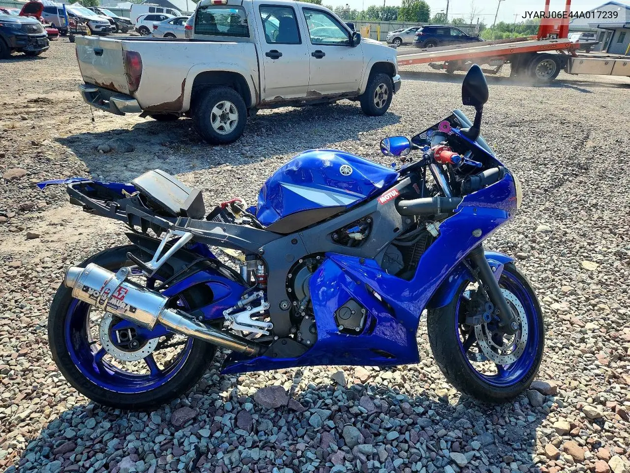2004 Yamaha Yzf-R6L VIN: JYARJ06E44A017239 Lot: 56669366