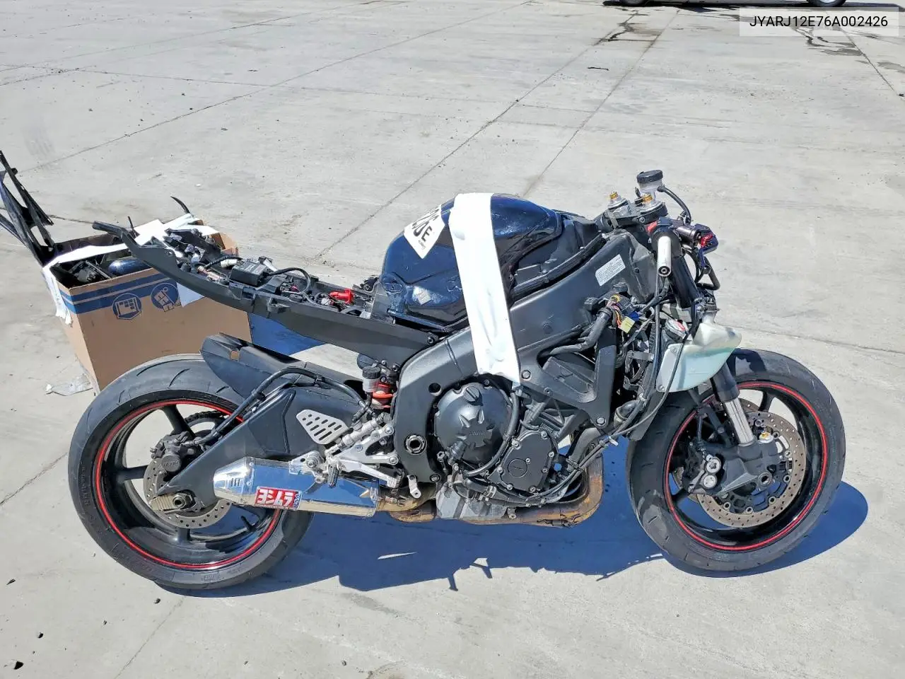 2006 Yamaha Yzfr6 L VIN: JYARJ12E76A002426 Lot: 56898236