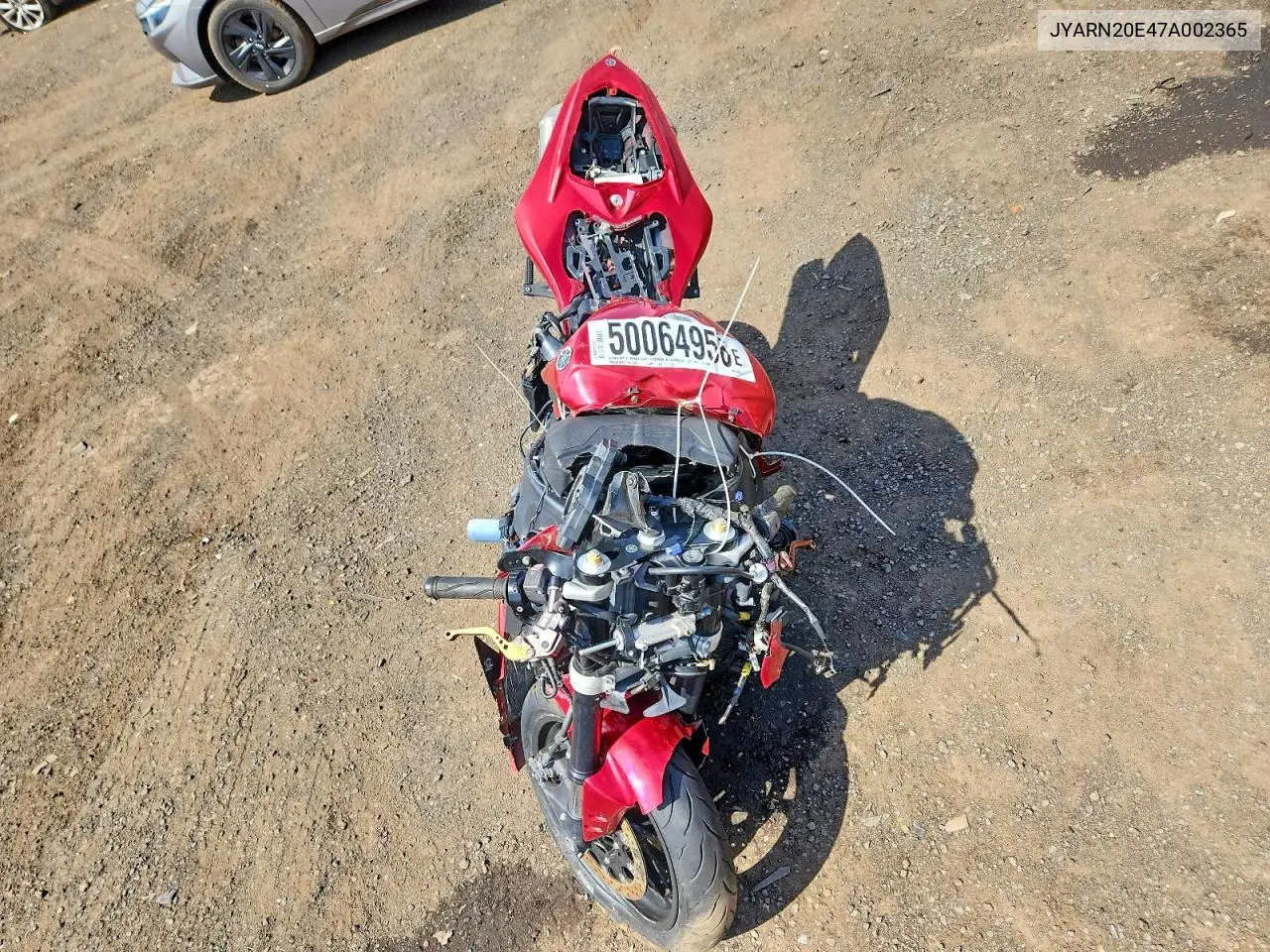2007 Yamaha Yzfr1 VIN: JYARN20E47A002365 Lot: 50064956