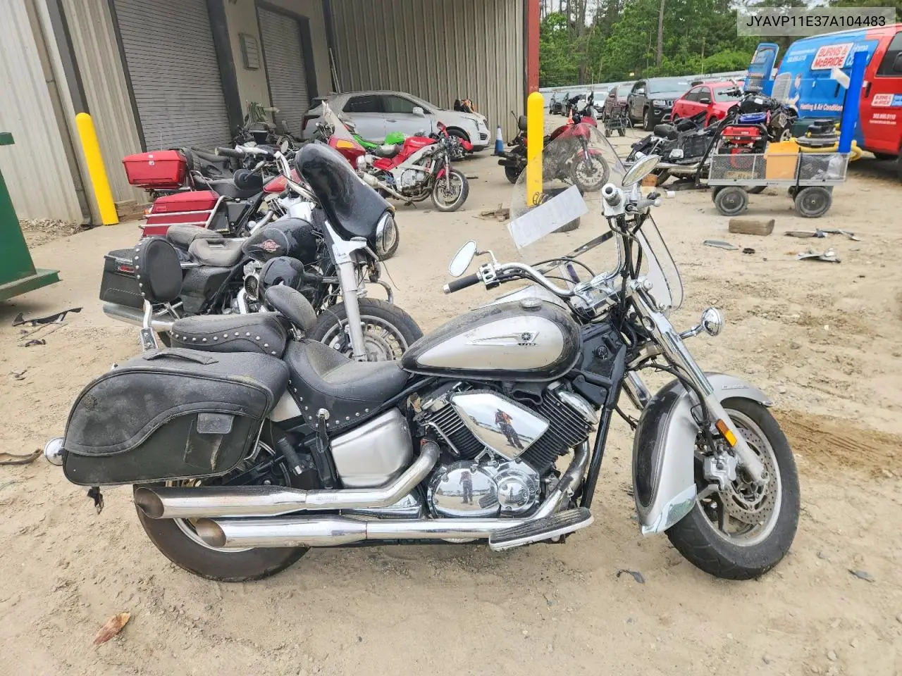 2007 Yamaha Xvs1100 VIN: JYAVP11E37A104483 Lot: 54414306