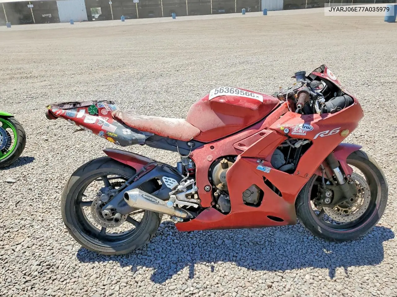 2007 Yamaha Yzfr6 S VIN: JYARJ06E77A035979 Lot: 56369566