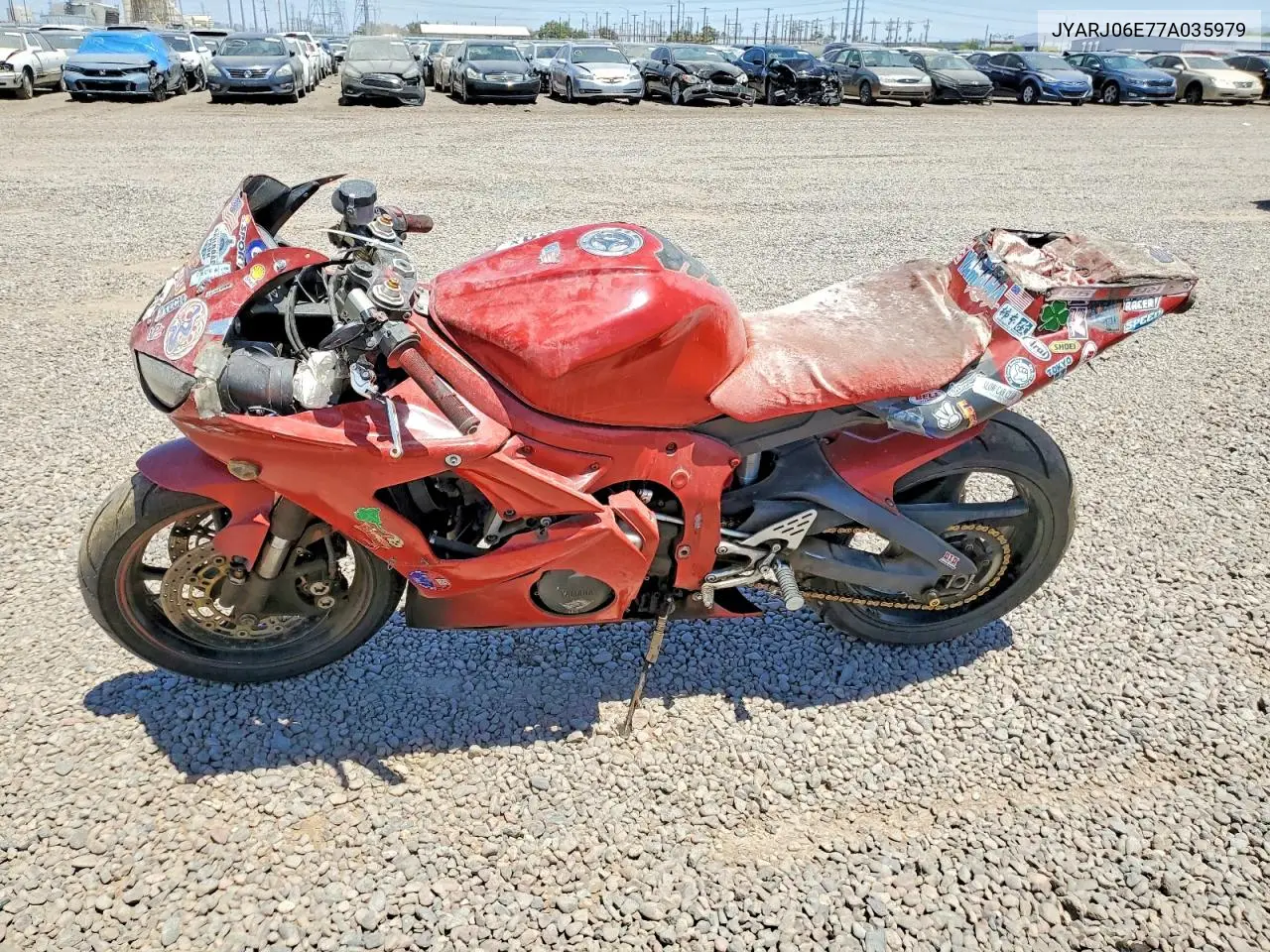 2007 Yamaha Yzfr6 S VIN: JYARJ06E77A035979 Lot: 56369566