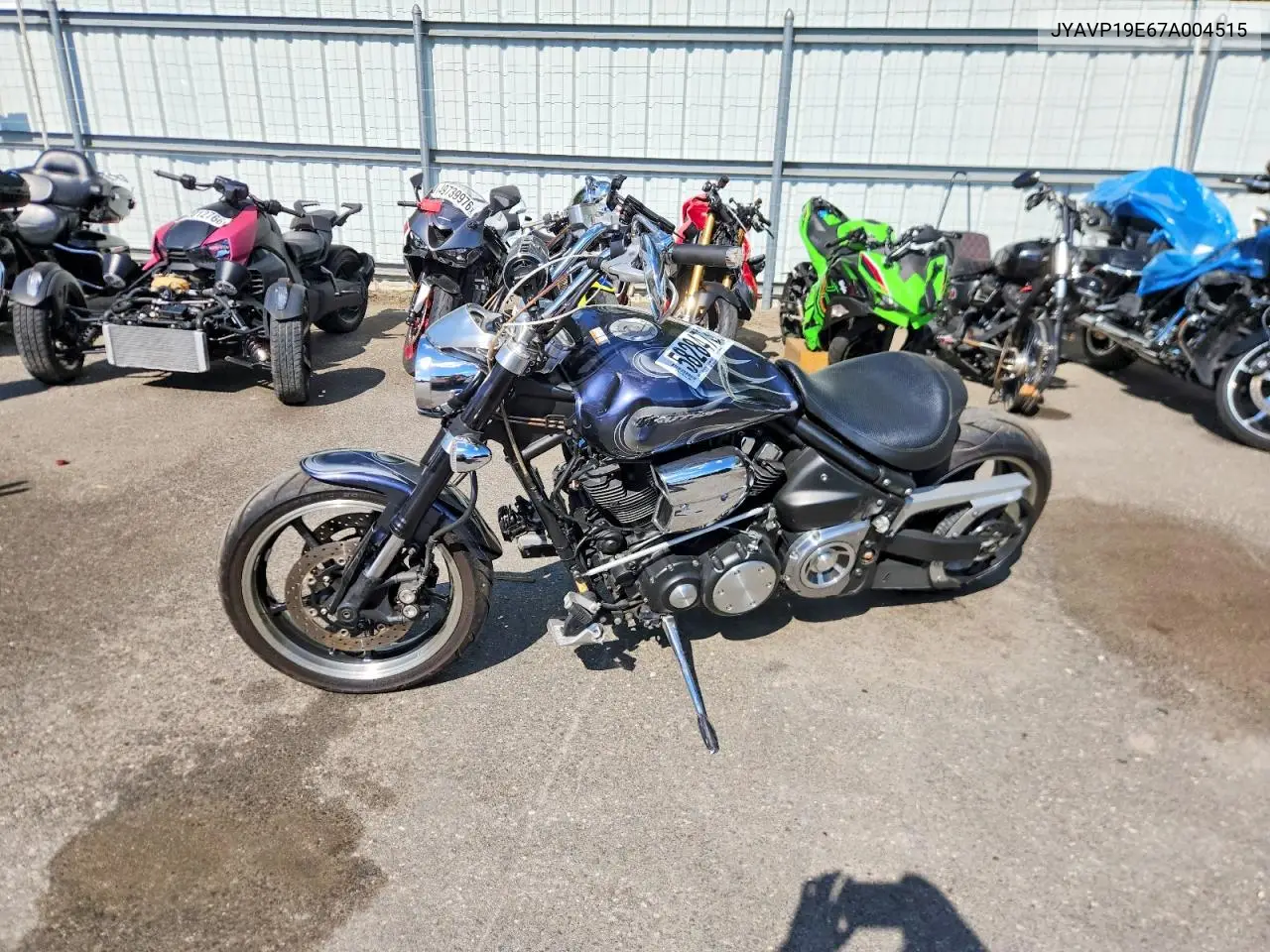 2007 Yamaha Xv1700 Pc VIN: JYAVP19E67A004513 Lot: 58284736
