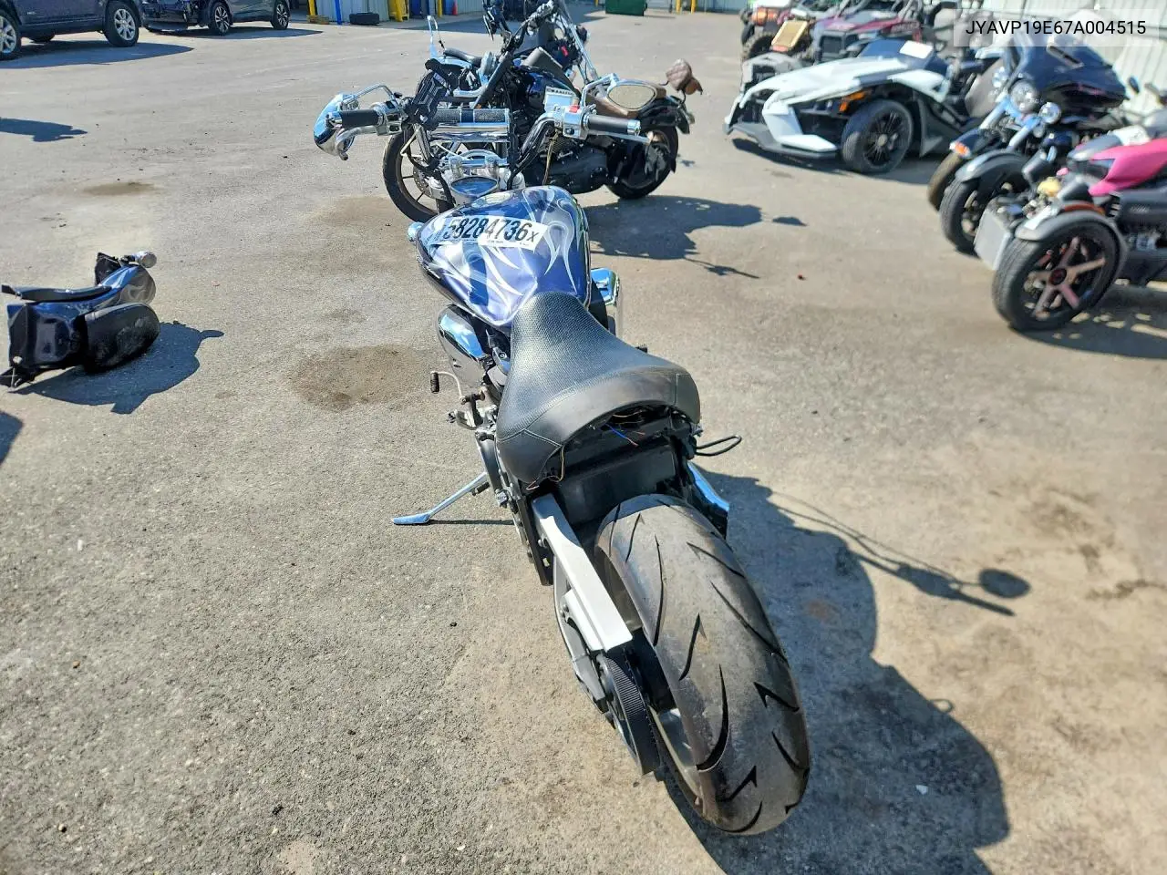 2007 Yamaha Xv1700 Pc VIN: JYAVP19E67A004513 Lot: 58284736