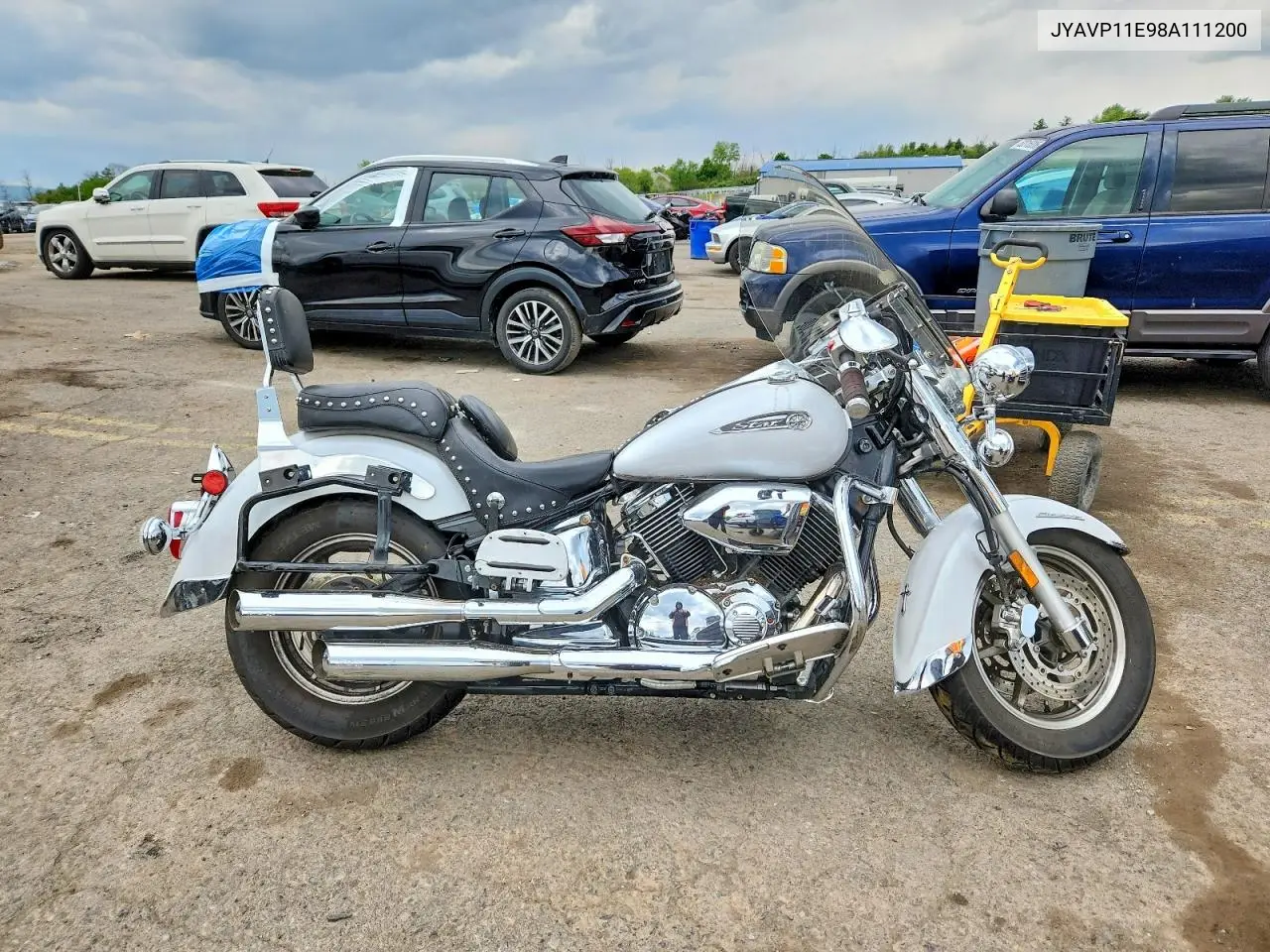 2008 Yamaha Xvs1100 A VIN: JYAVP11E98A111200 Lot: 53076706