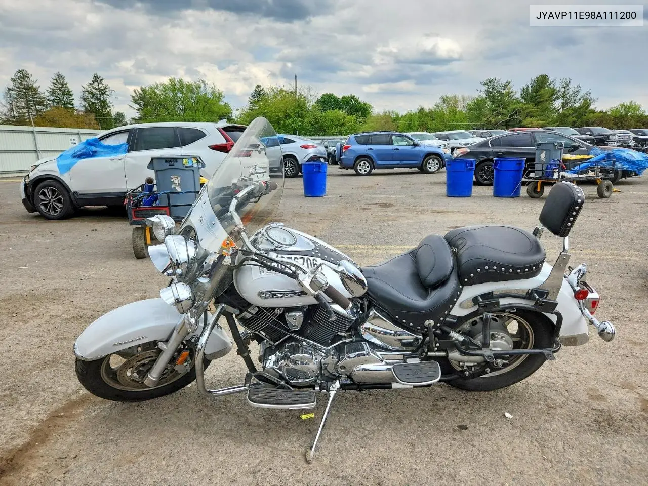 2008 Yamaha Xvs1100 A VIN: JYAVP11E98A111200 Lot: 53076706