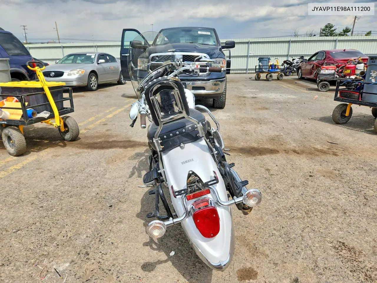 2008 Yamaha Xvs1100 A VIN: JYAVP11E98A111200 Lot: 53076706
