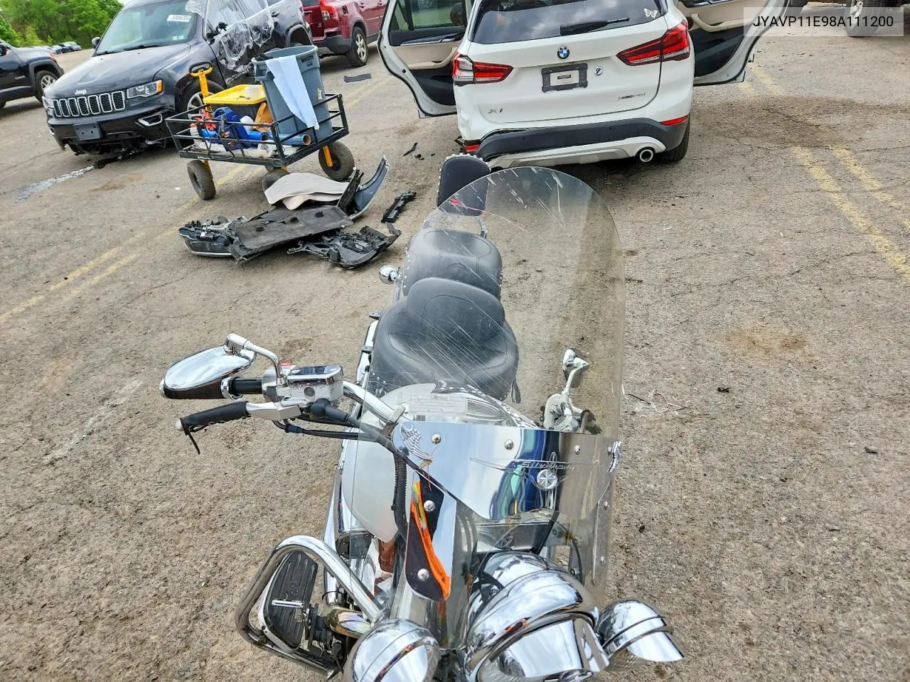 2008 Yamaha Xvs1100 A VIN: JYAVP11E98A111200 Lot: 53076706