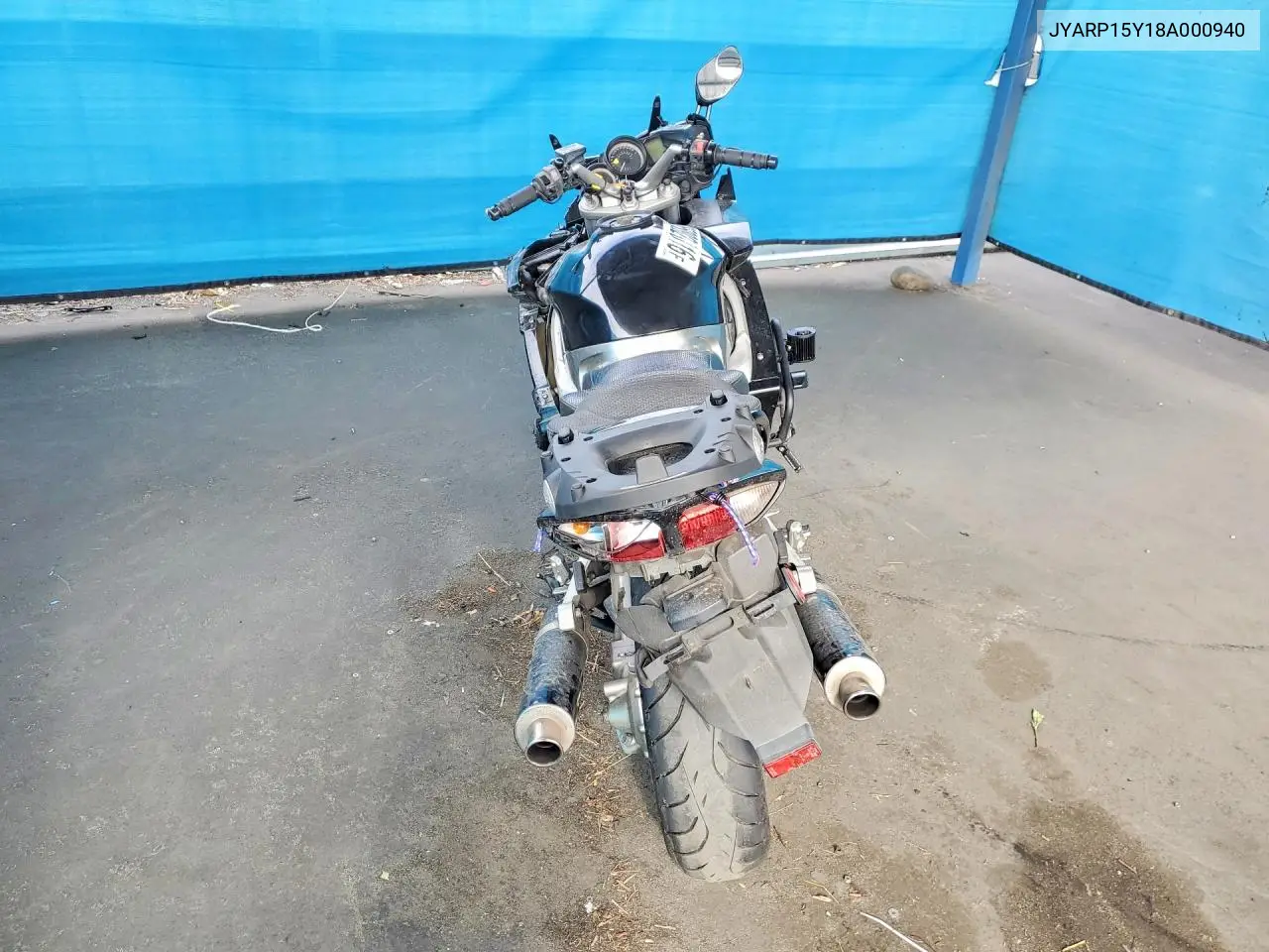 2008 Yamaha Fjr1300 A VIN: JYARP15Y18A000940 Lot: 55002016