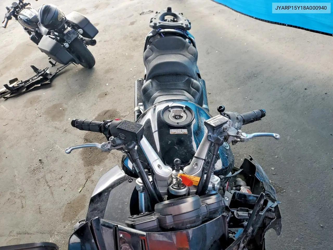 2008 Yamaha Fjr1300 A VIN: JYARP15Y18A000940 Lot: 55002016