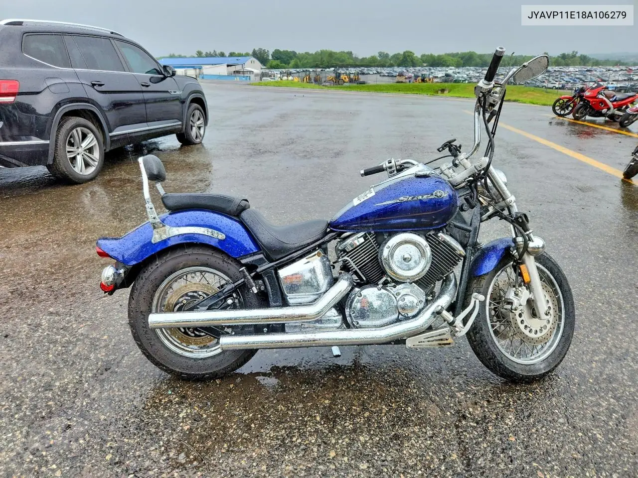 2008 Yamaha Xvs1100 A VIN: JYAVP11E18A106279 Lot: 60592536