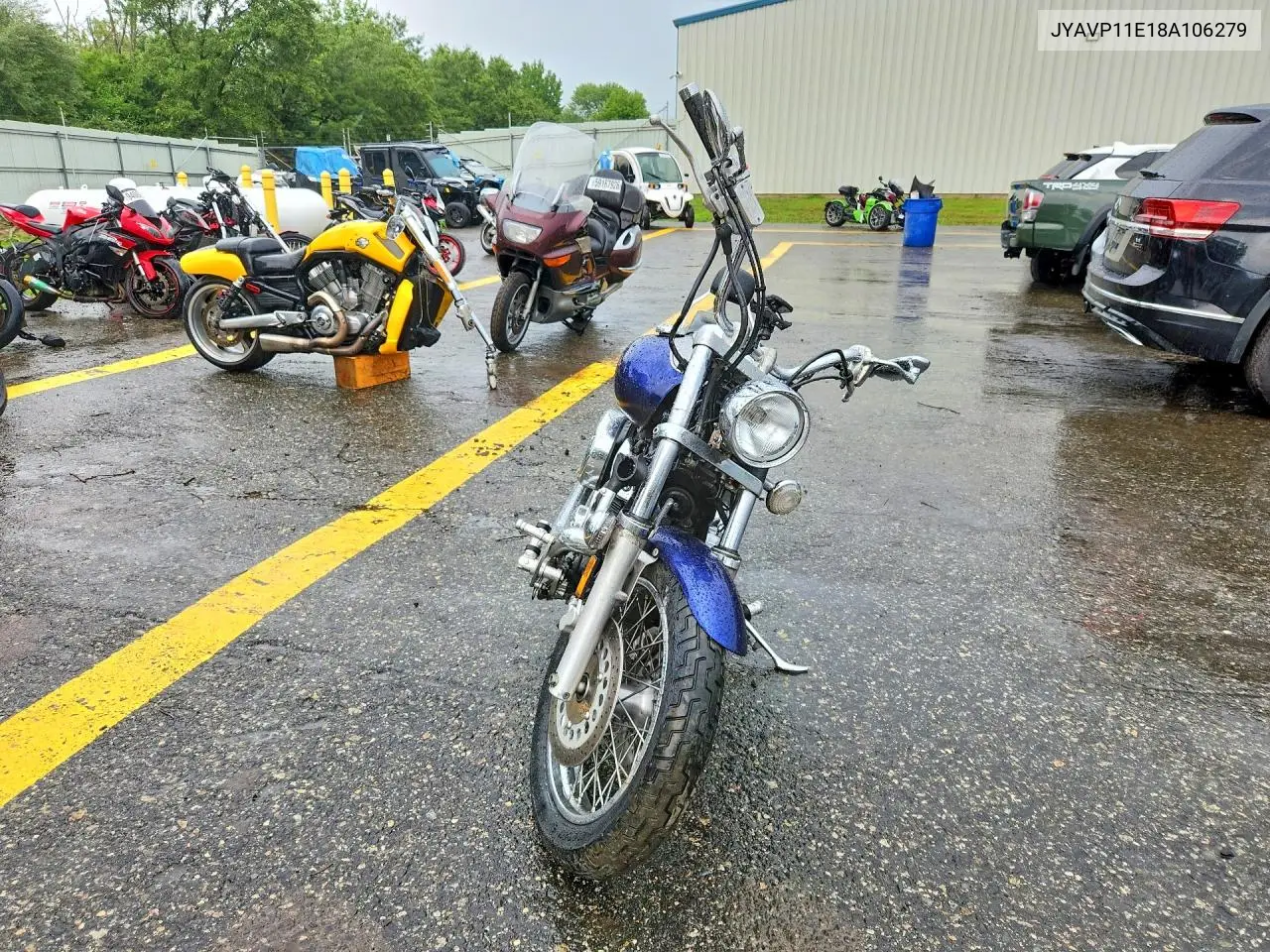 2008 Yamaha Xvs1100 A VIN: JYAVP11E18A106279 Lot: 60592536