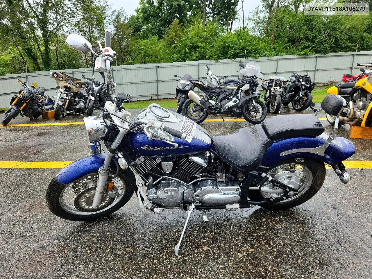 2008 Yamaha Xvs1100 A VIN: JYAVP11E18A106279 Lot: 60592536