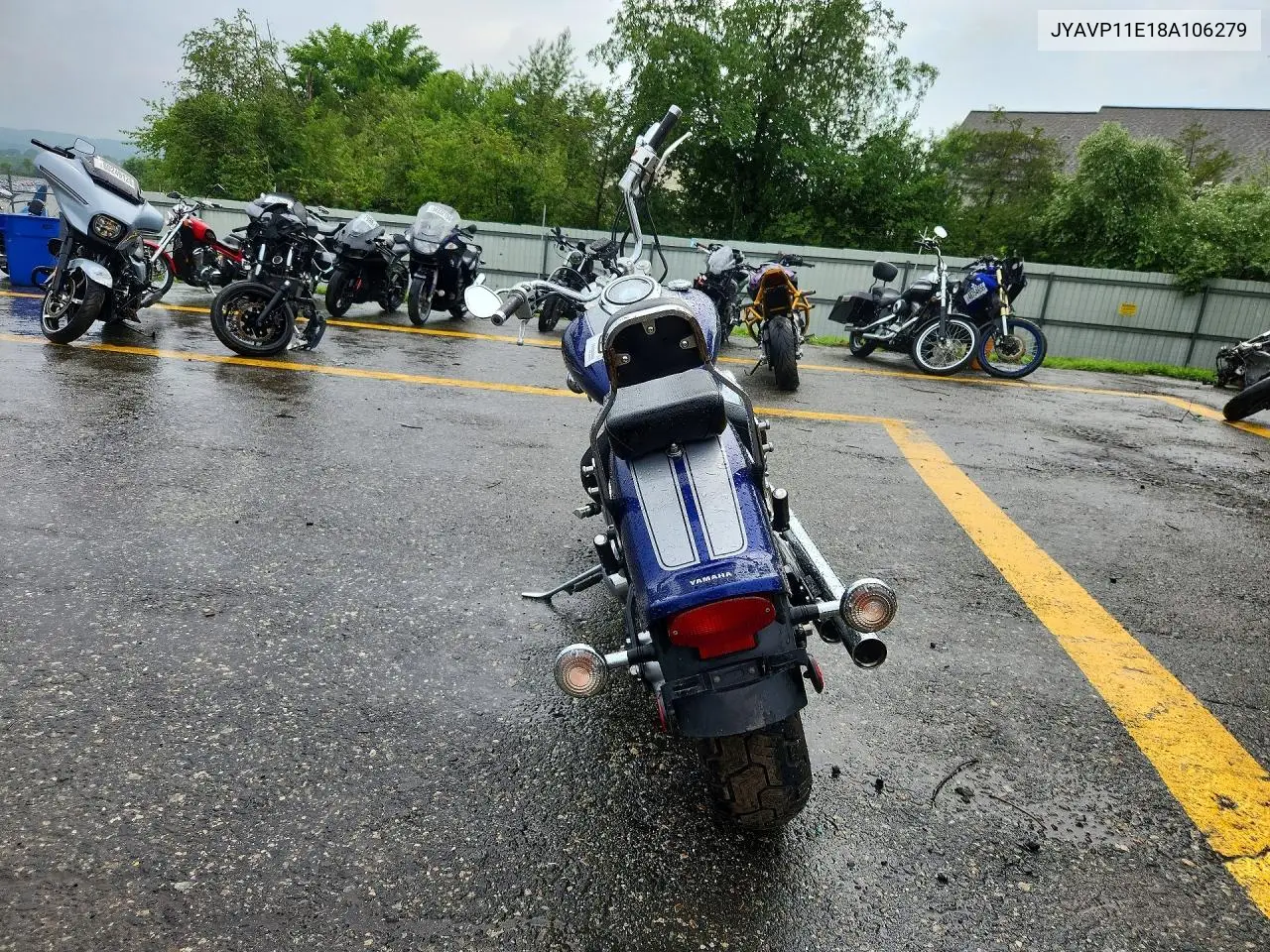 2008 Yamaha Xvs1100 A VIN: JYAVP11E18A106279 Lot: 60592536