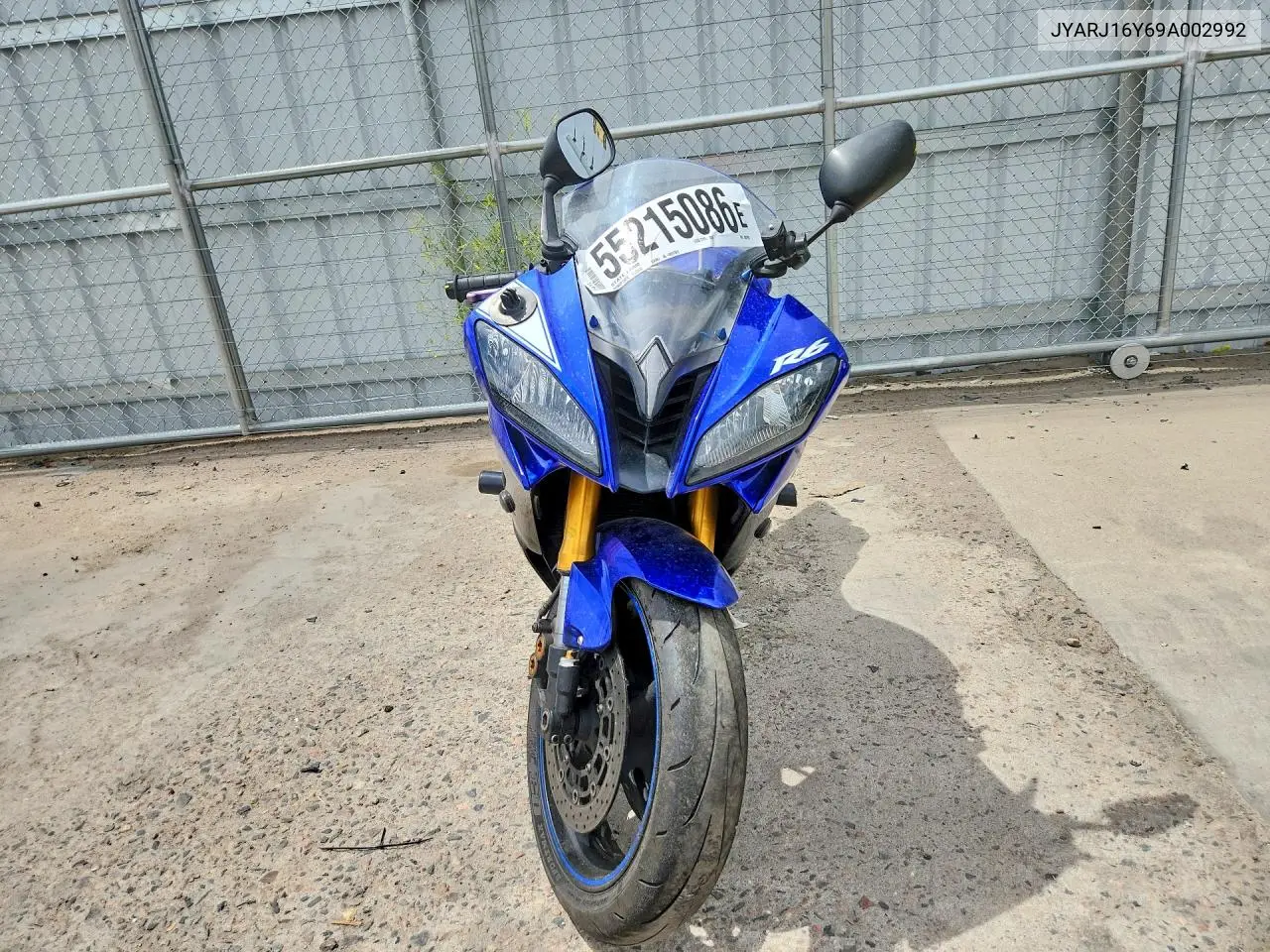 2009 Yamaha Yzfr6 C VIN: JYARJ16Y69A002992 Lot: 55215086