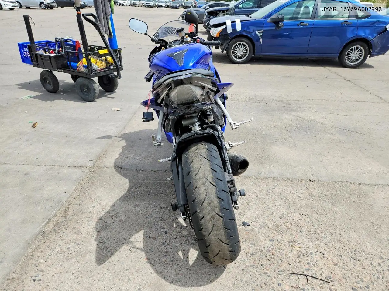 2009 Yamaha Yzfr6 C VIN: JYARJ16Y69A002992 Lot: 55215086