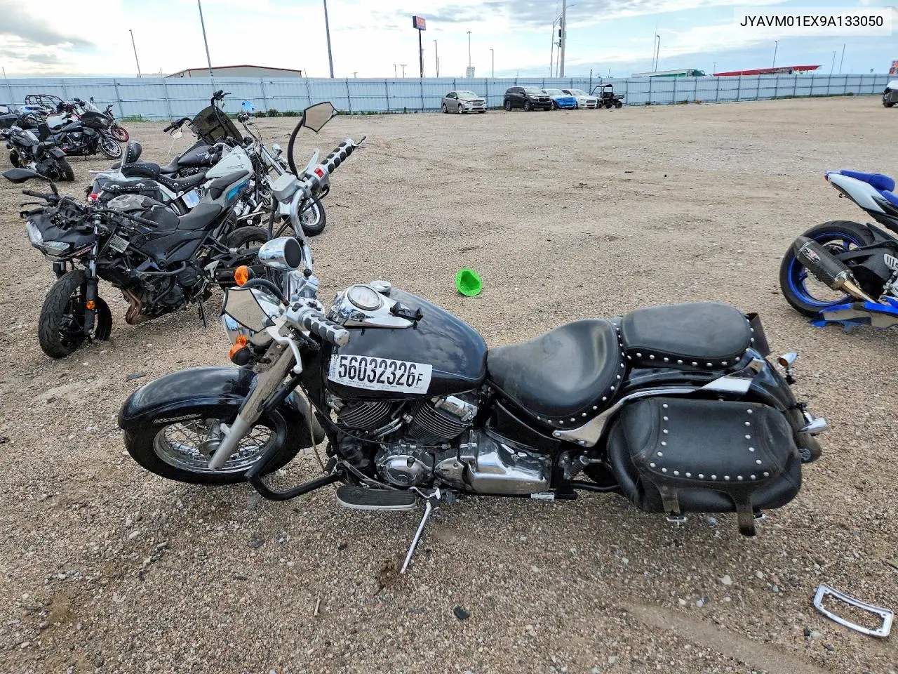 2009 Yamaha Xvs650 A VIN: JYAVM01EX9A133050 Lot: 56032326