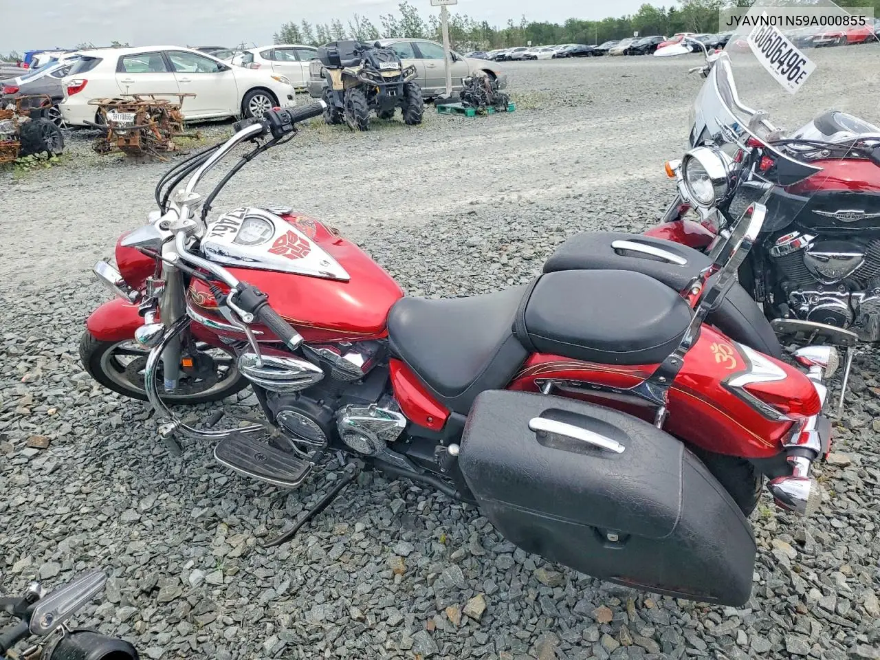 2009 Yamaha Xvs950 A VIN: JYAVN01N59A000855 Lot: 59543746