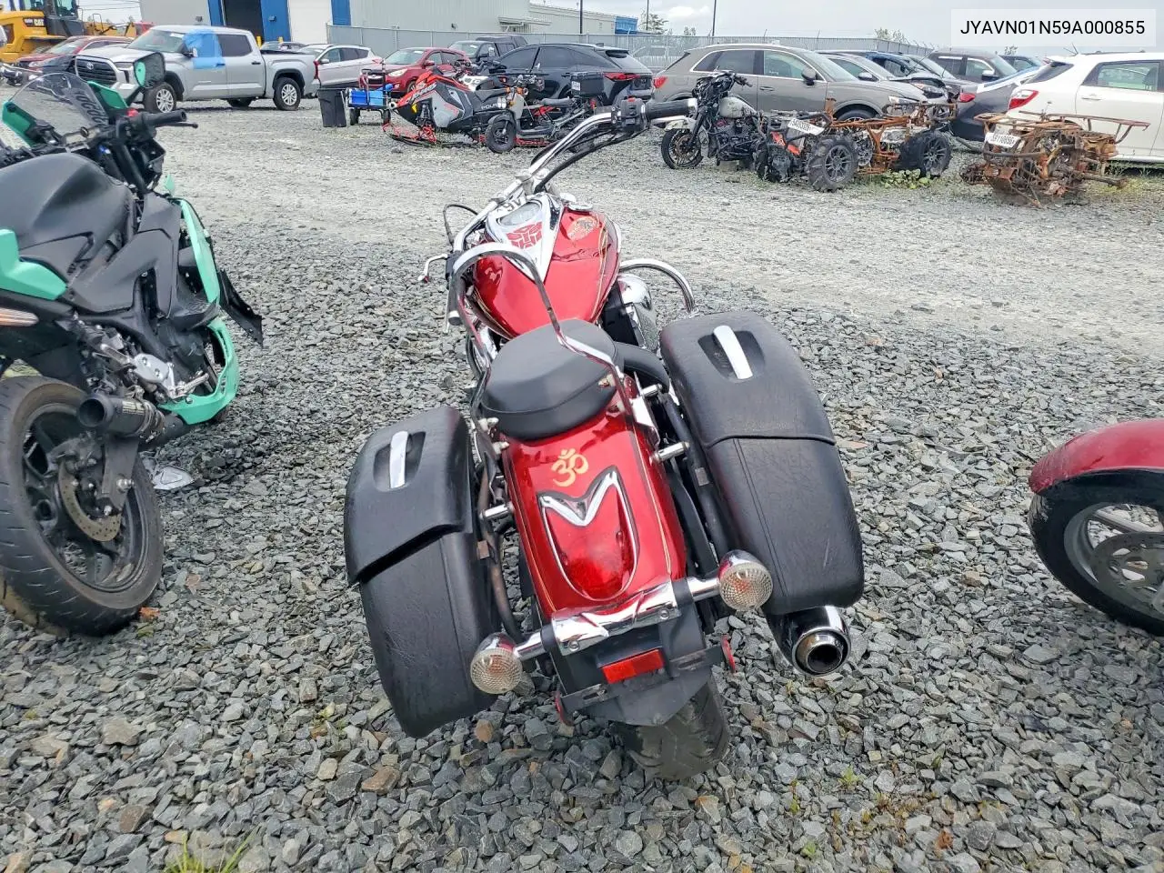 2009 Yamaha Xvs950 A VIN: JYAVN01N59A000855 Lot: 59543746