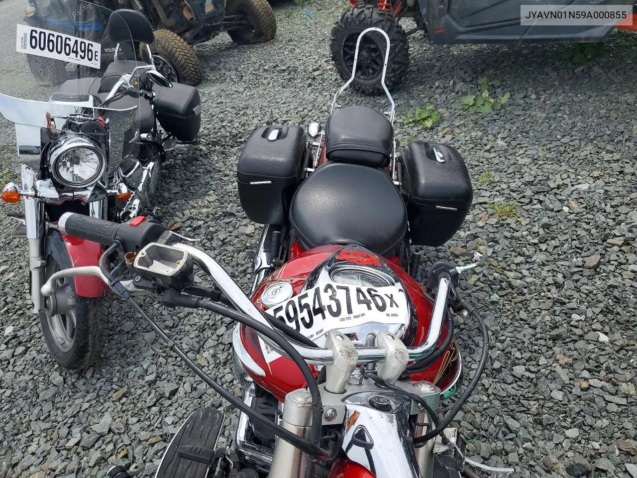 2009 Yamaha Xvs950 A VIN: JYAVN01N59A000855 Lot: 59543746