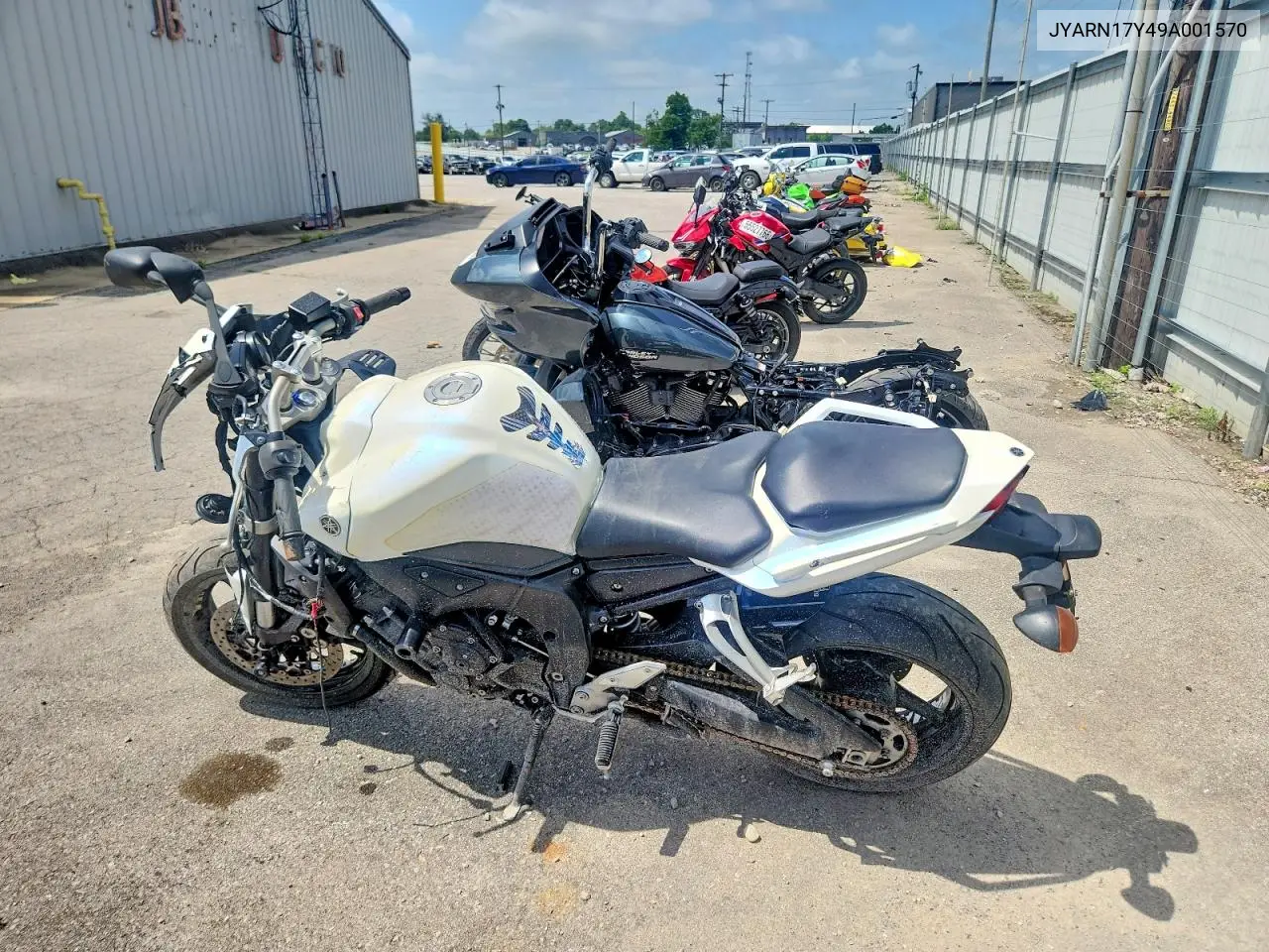 2009 Yamaha Fz1 Sc VIN: JYARN17Y49A001570 Lot: 59784176