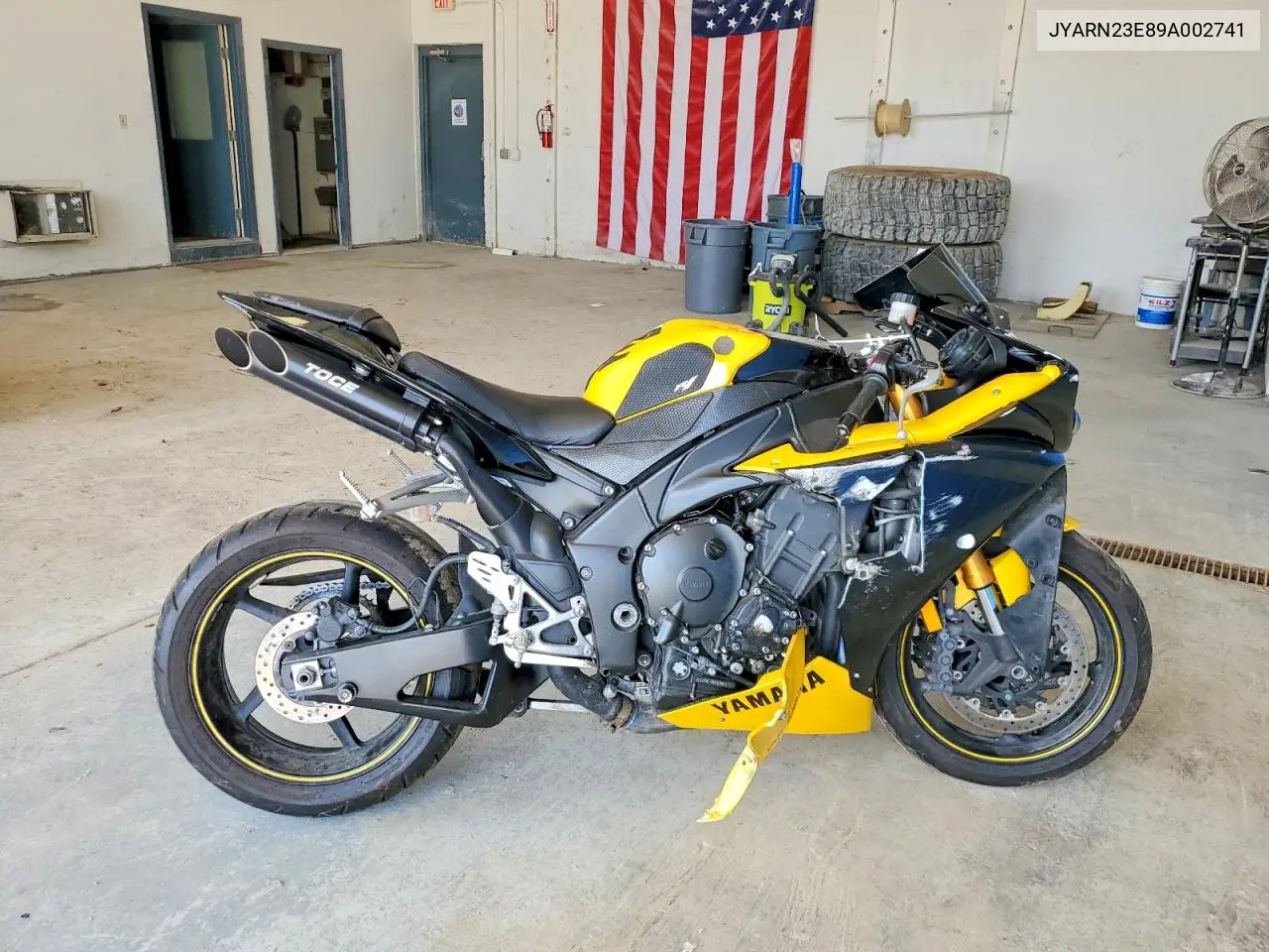 2009 Yamaha Yzfr1 VIN: JYARN23E89A002741 Lot: 60087256
