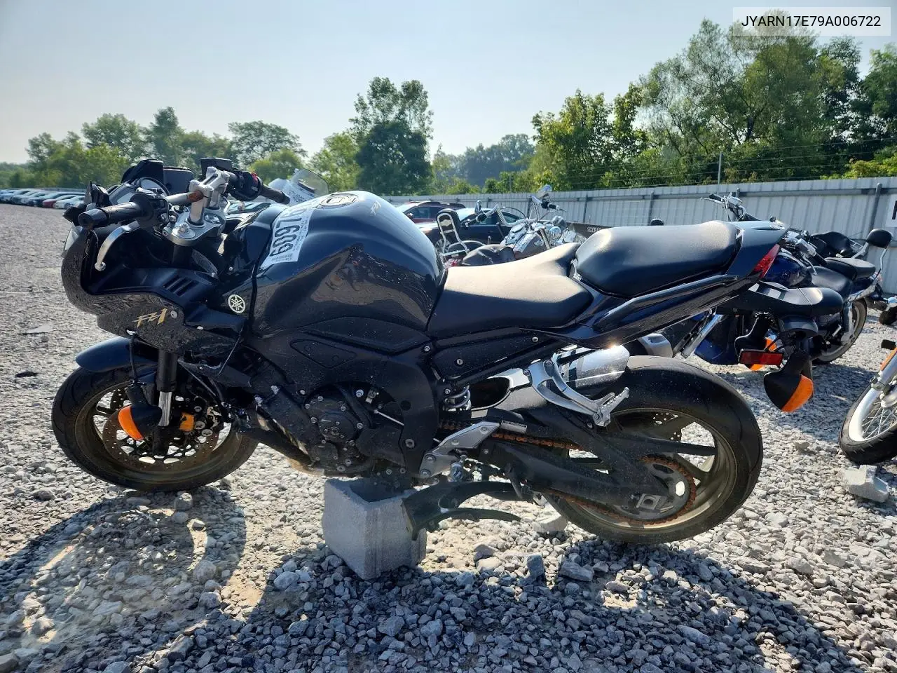 2009 Yamaha Fz1 S VIN: JYARN17E79A006722 Lot: 60976136