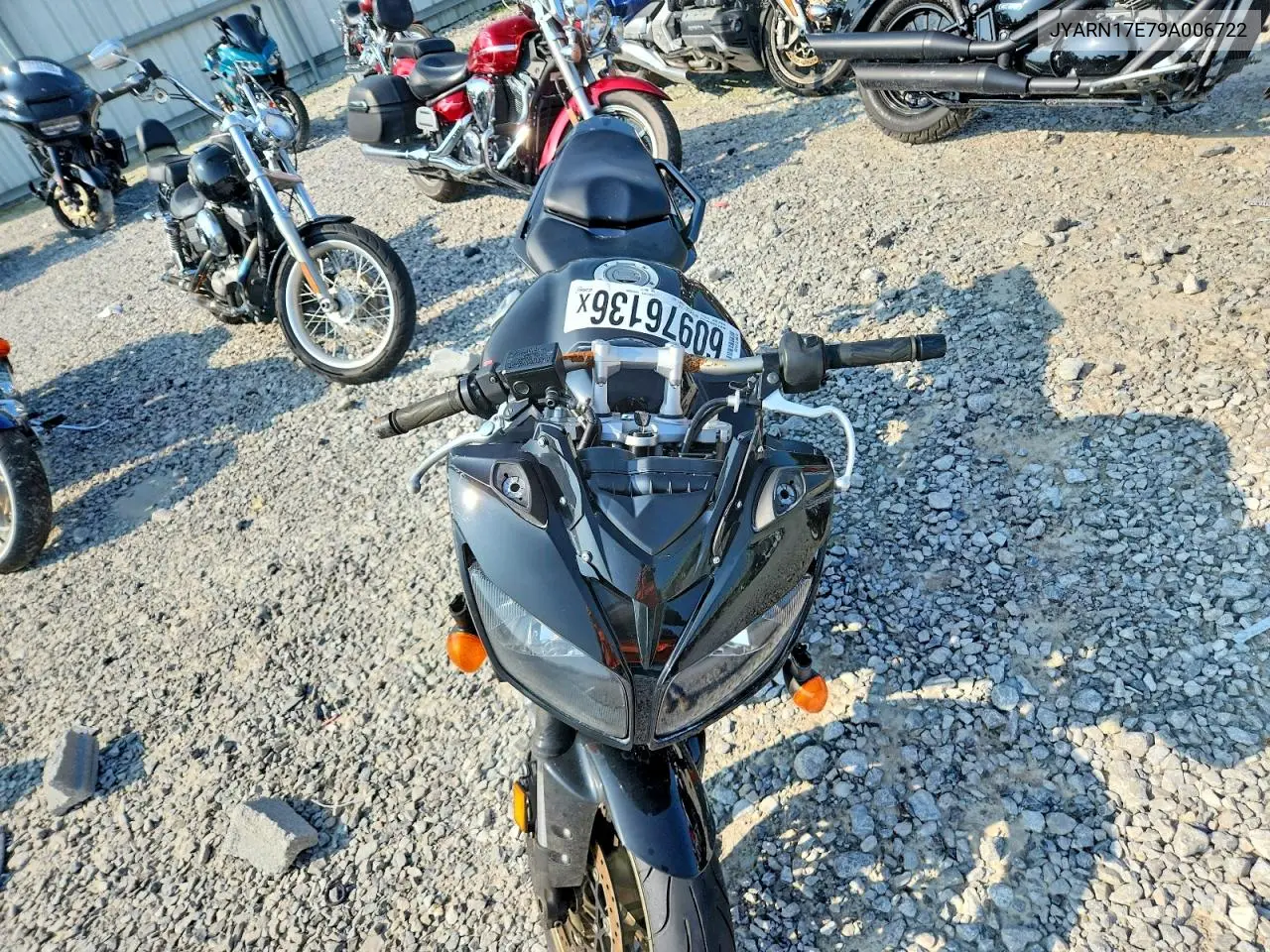 2009 Yamaha Fz1 S VIN: JYARN17E79A006722 Lot: 60976136