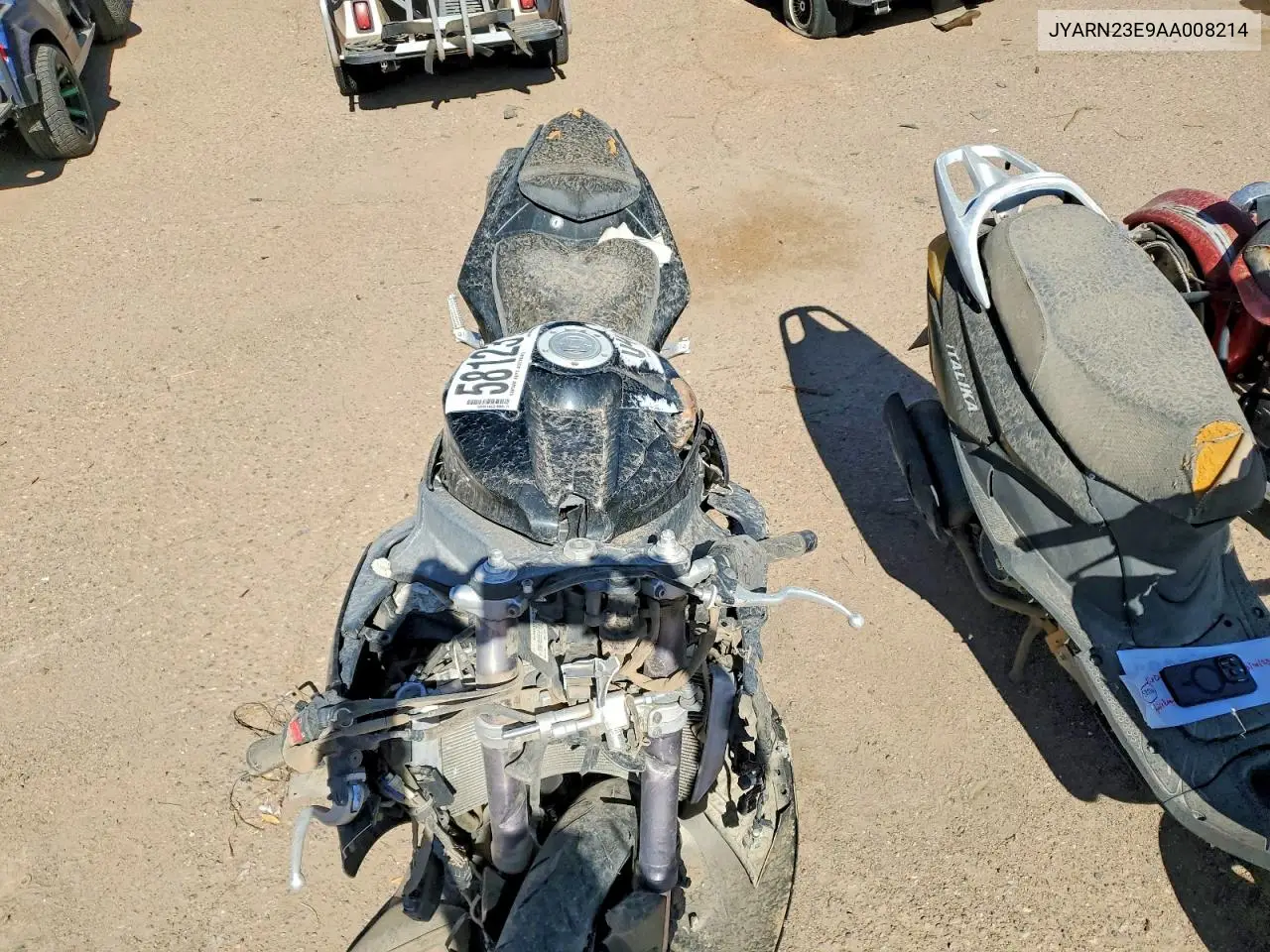 2010 Yamaha Yzfr1 VIN: JYARN23E9AA008214 Lot: 58123166