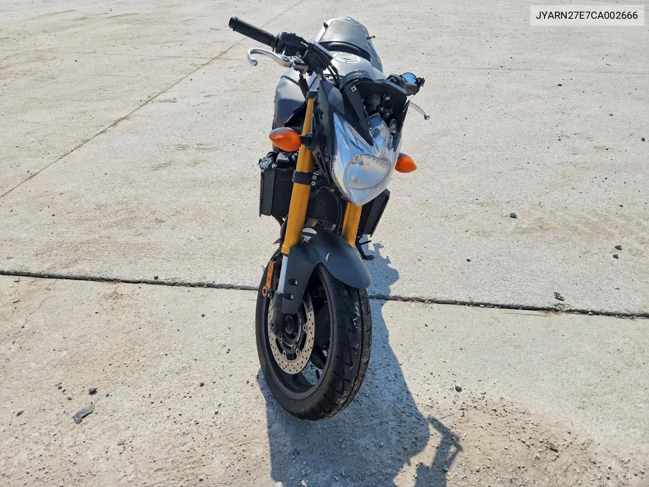 2012 Yamaha Fz8 N VIN: JYARN27E7CA002666 Lot: 51863606