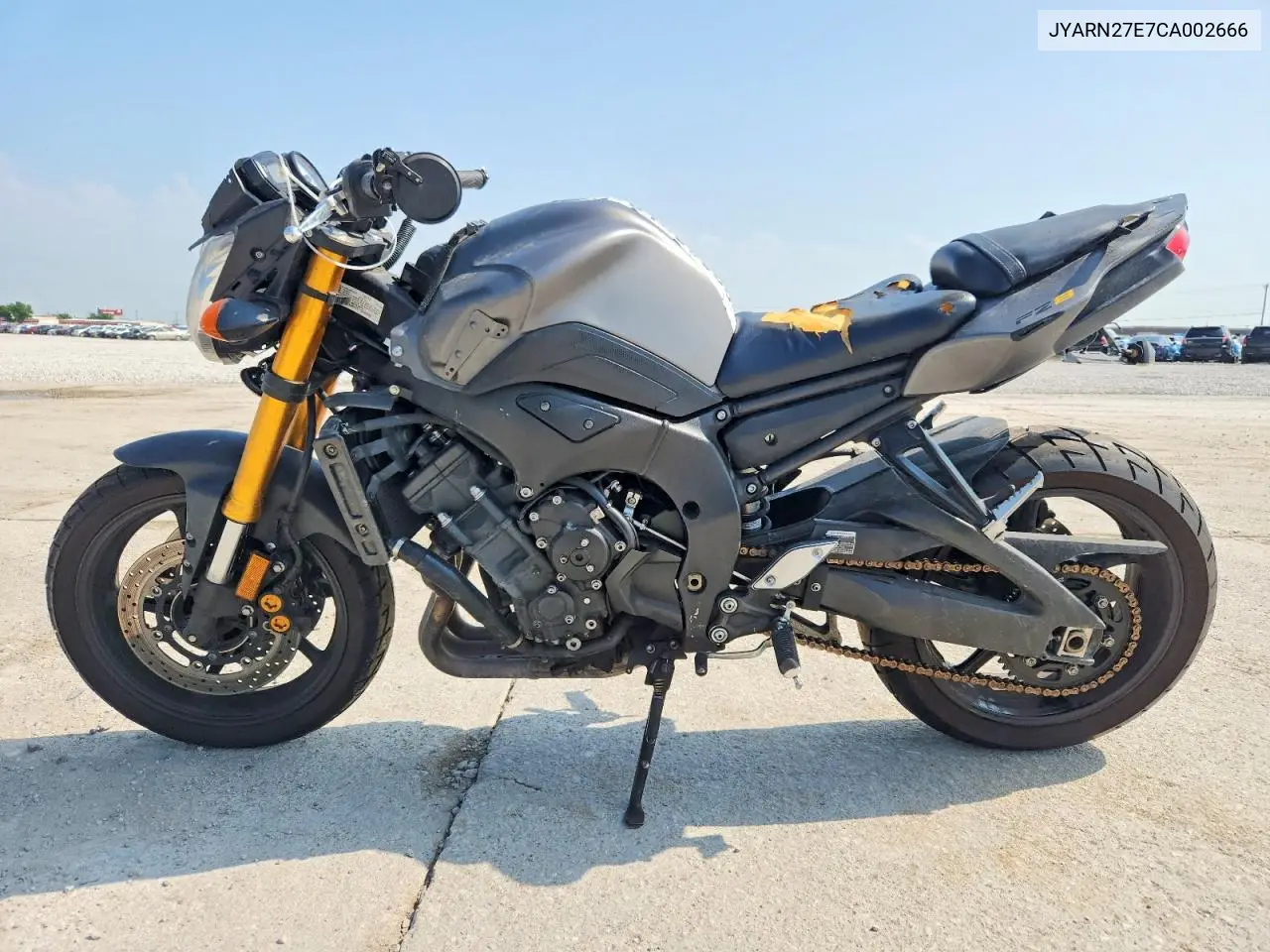 2012 Yamaha Fz8 N VIN: JYARN27E7CA002666 Lot: 51863606