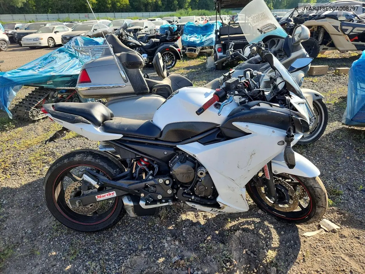 2012 Yamaha Fz6 R VIN: JYARJ18E2CA008797 Lot: 61017376