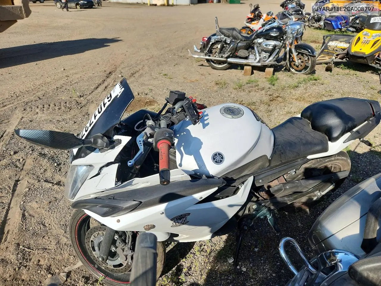 2012 Yamaha Fz6 R VIN: JYARJ18E2CA008797 Lot: 61017376