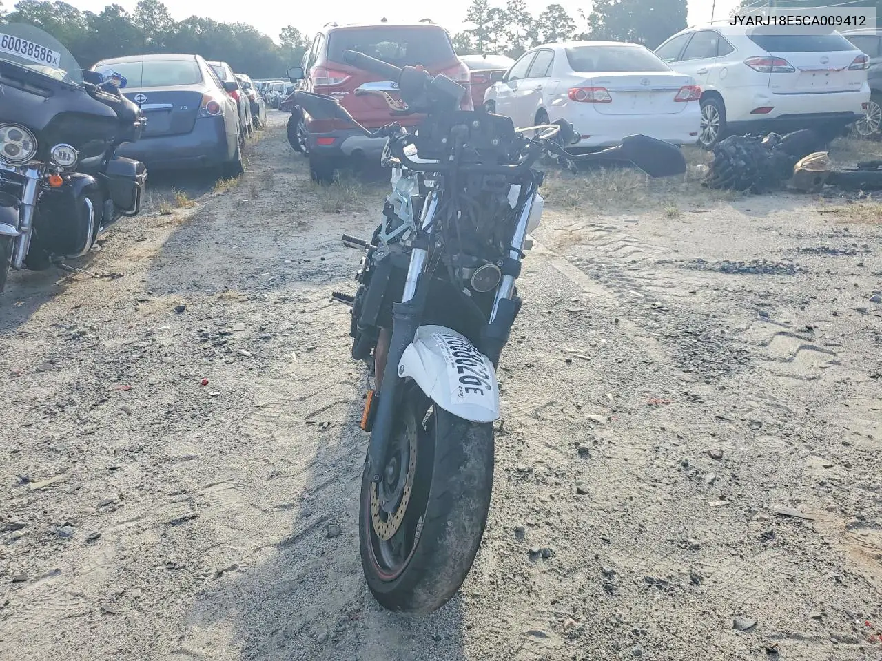 2012 Yamaha Fz6 R VIN: JYARJ18E5CA009412 Lot: 61868626