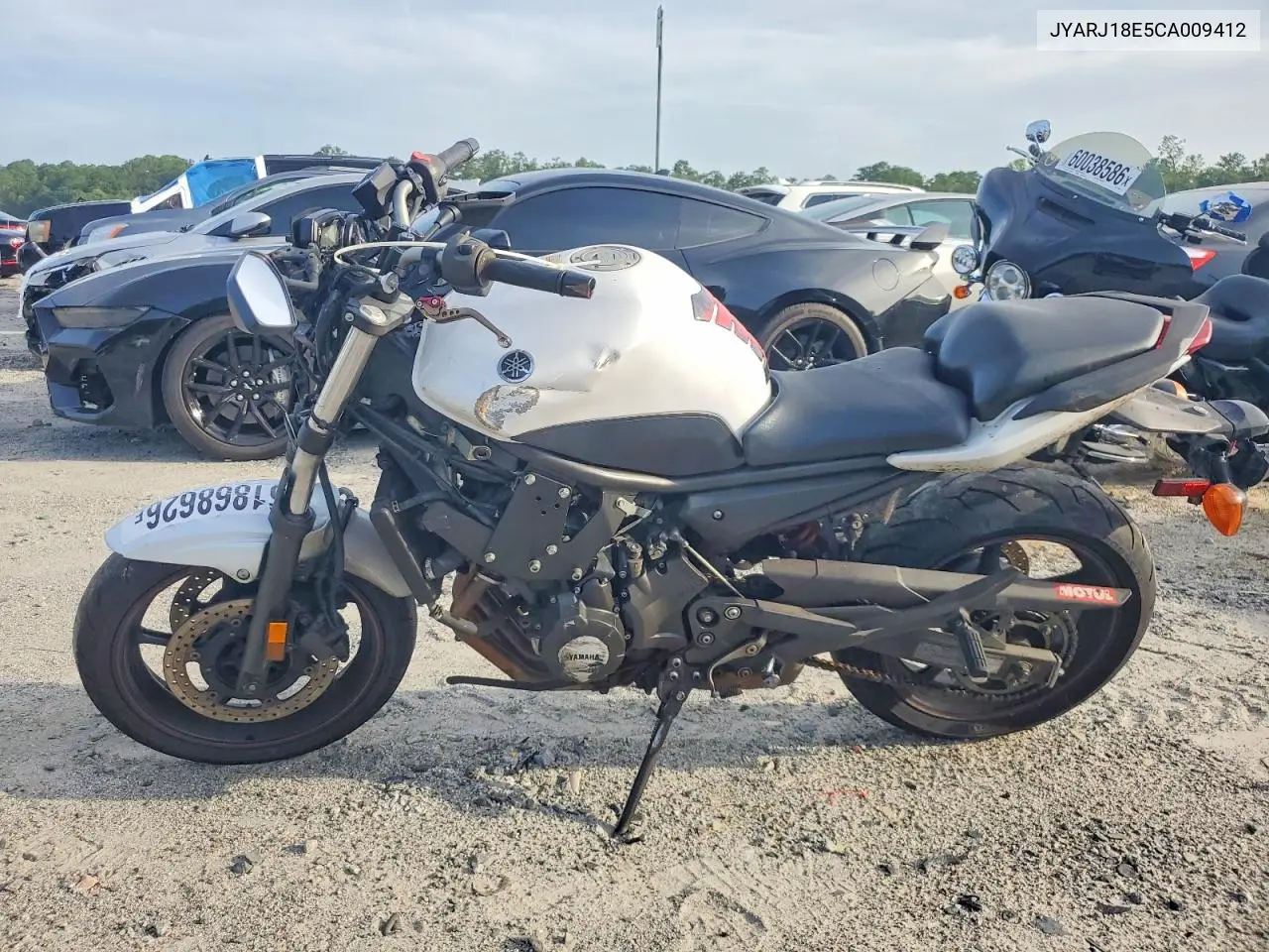2012 Yamaha Fz6 R VIN: JYARJ18E5CA009412 Lot: 61868626